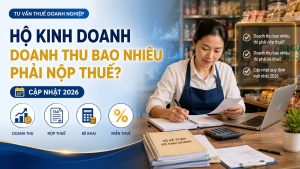 Hộ kinh doanh doanh thu bao nhiêu phải nộp thuế? (Cập nhật 2026)
