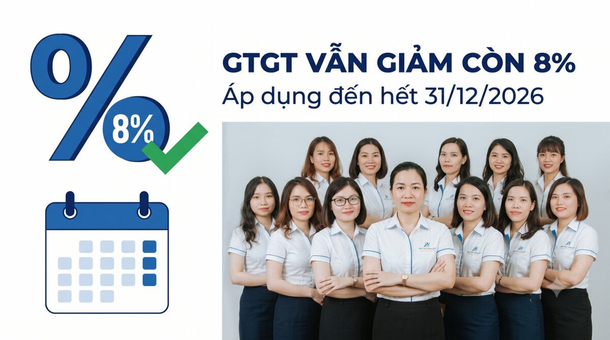 Năm 2026 có còn được giảm thuế GTGT 8% không? Giải đáp mới nhất