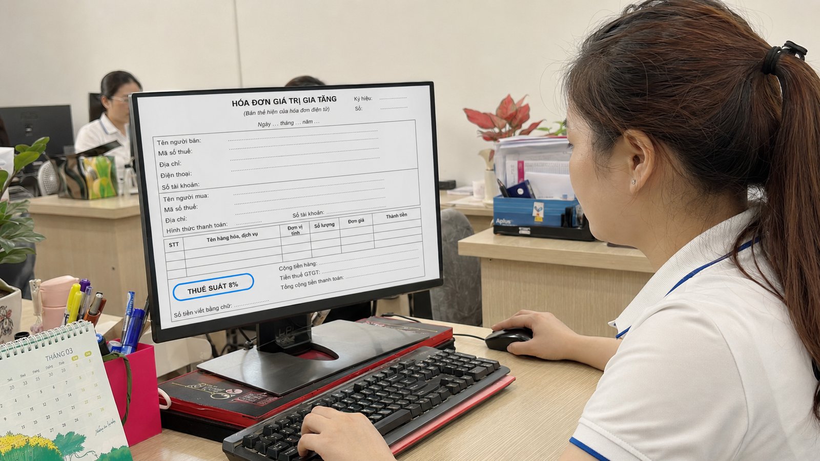 Cách ghi thuế suất 8% trên hóa đơn điện tử